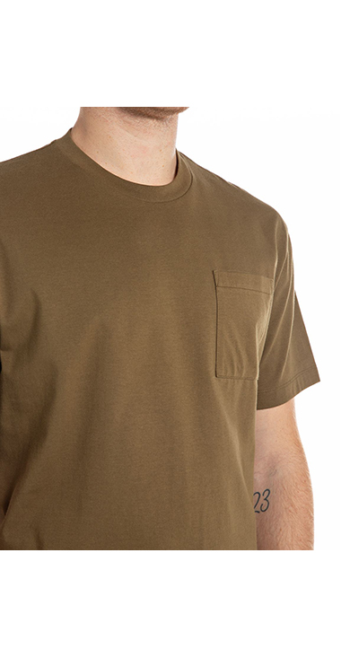 リラックスフィット コットンジャージーARMYプリント Tシャツ 詳細画像